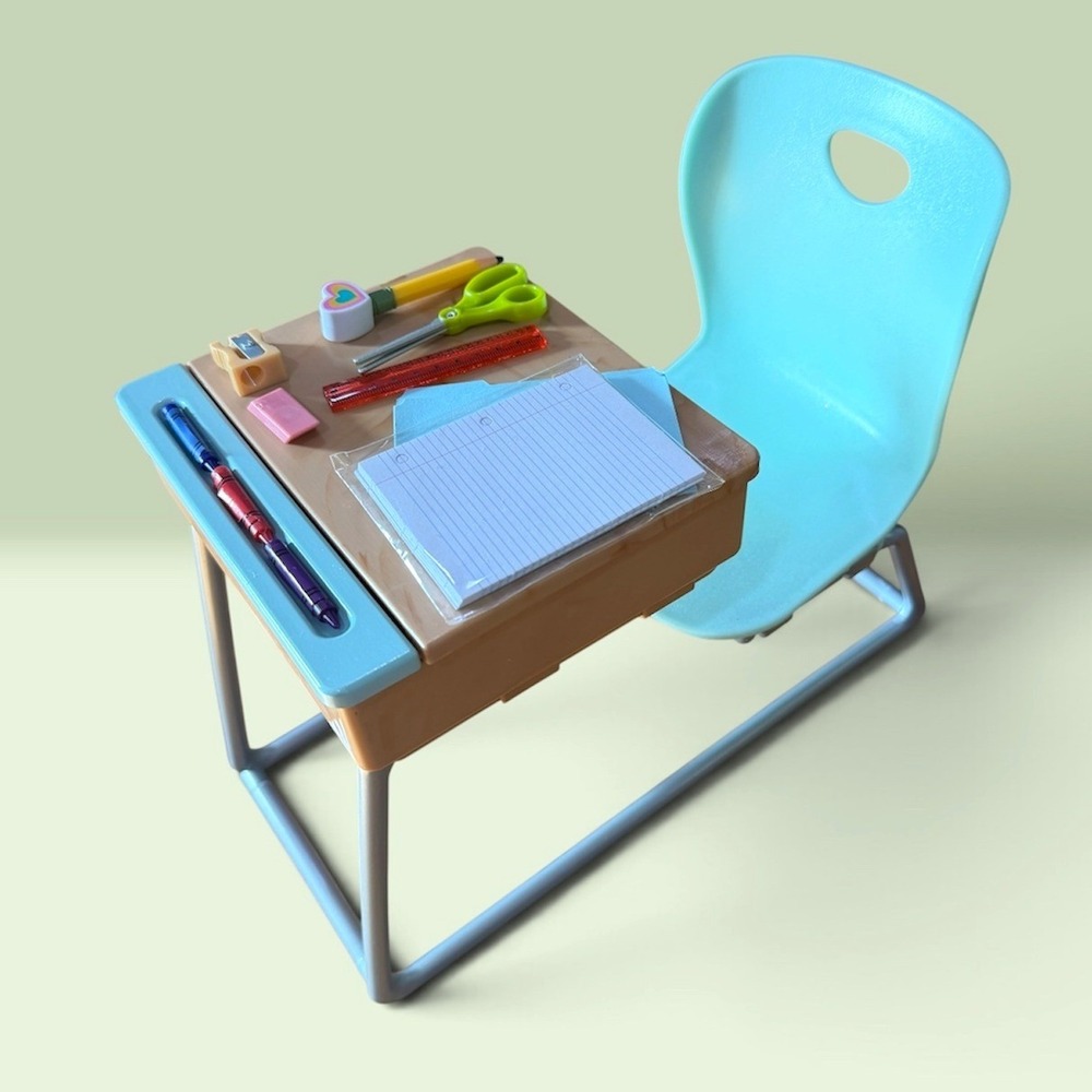 Our Generation School Academy Desk‎ with attached Chair Accessories for 18" Doll
